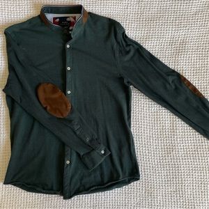 Green Zara Button-Down Shirt